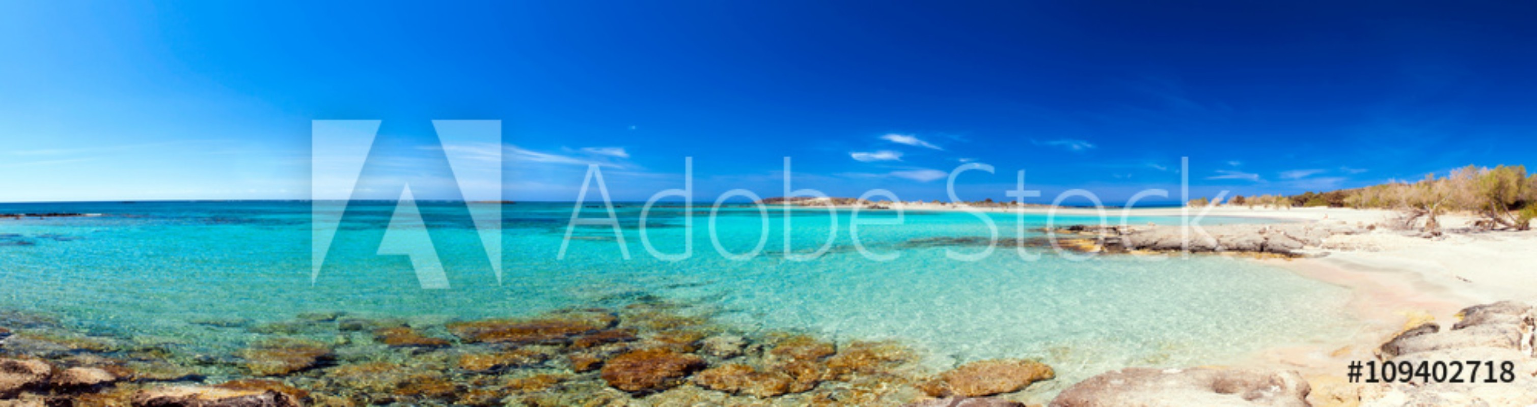 Elafonisi Beach Panorama from Wallmural Wallpassion